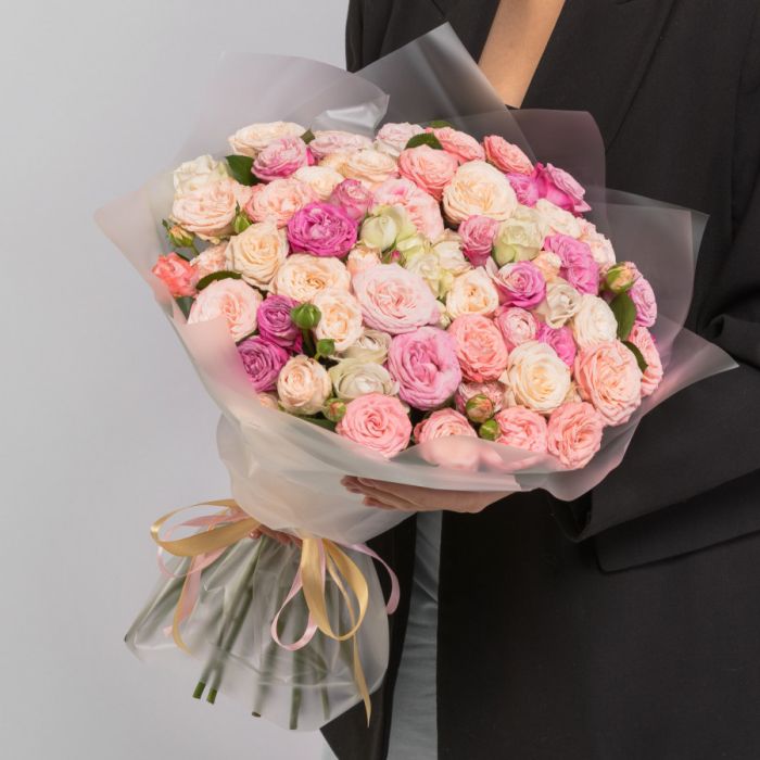 35 Peony Bush Roses Mix (50 cm.)