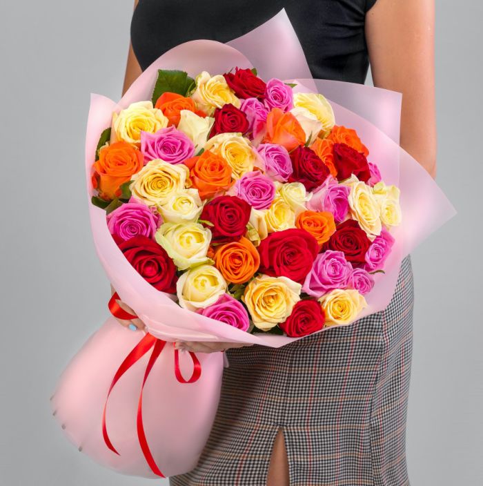 45 Mix Roses (50 cm.)