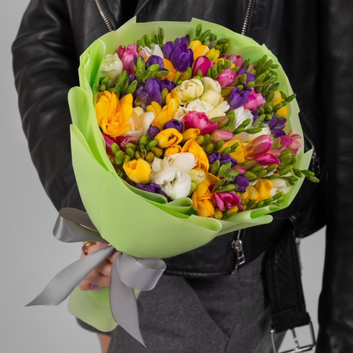 49 Multicolored Freesias