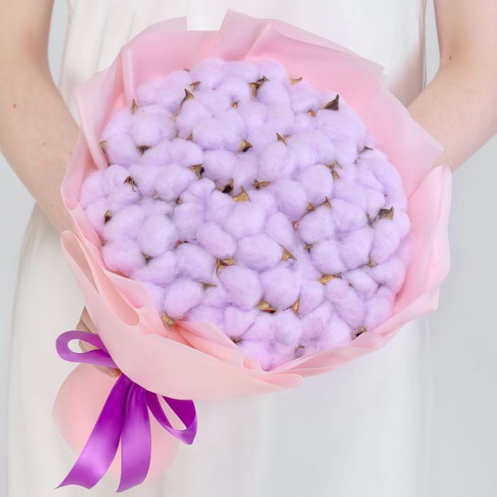 Bouquet Т25 Lilac CottonУ dried flowers