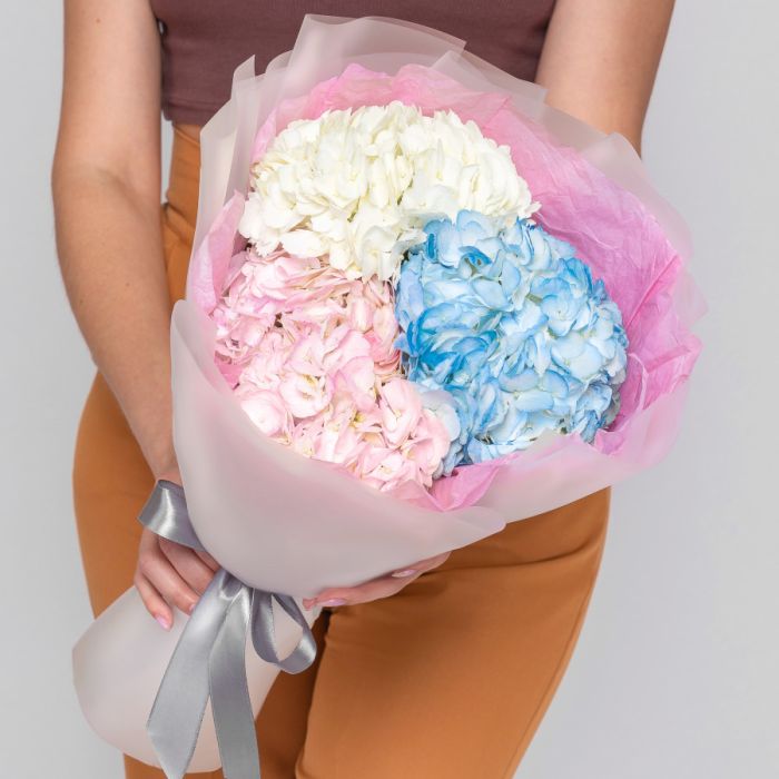 Bouquet of flowers Т3 Multicolored HydrangeasУ