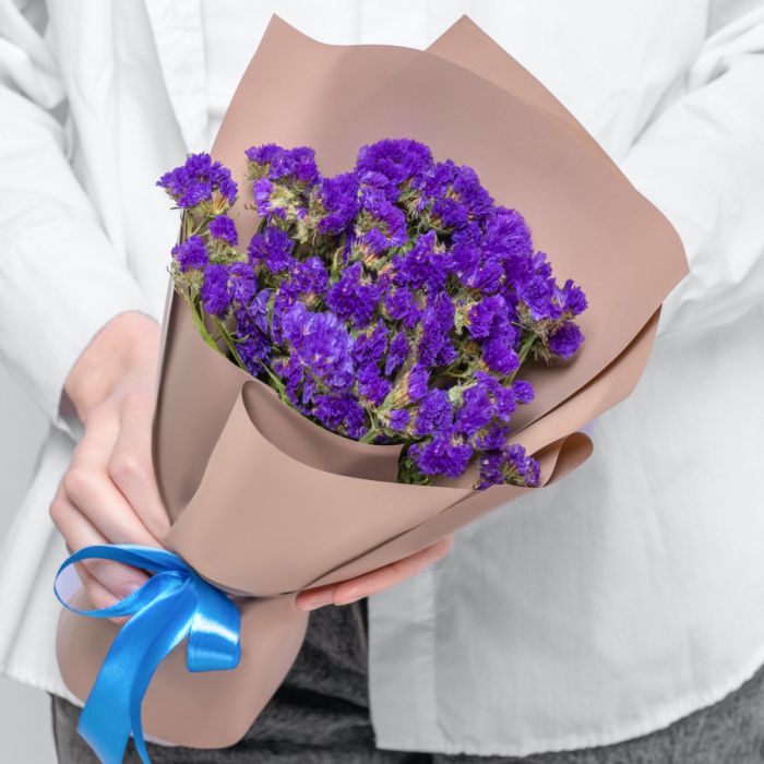 Ready Bouquet ТPurple StaticeУ mini dried flowers