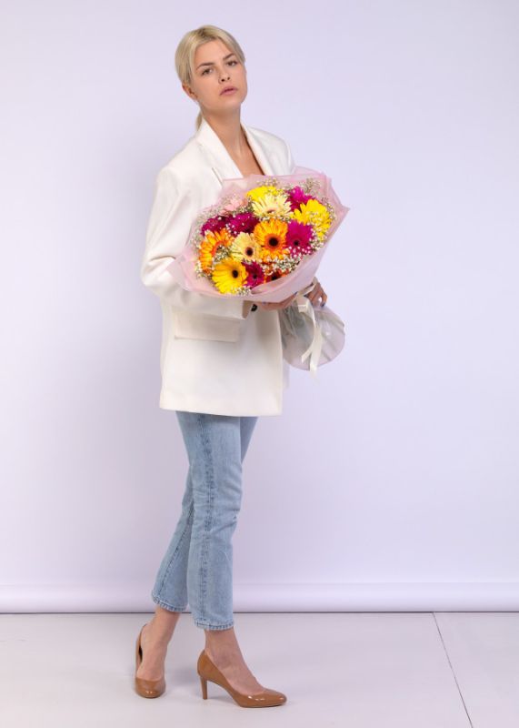 Bouquet ТGerberas and GypsophilaУ