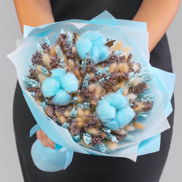 Bouquet ТBlueУ dried flowers