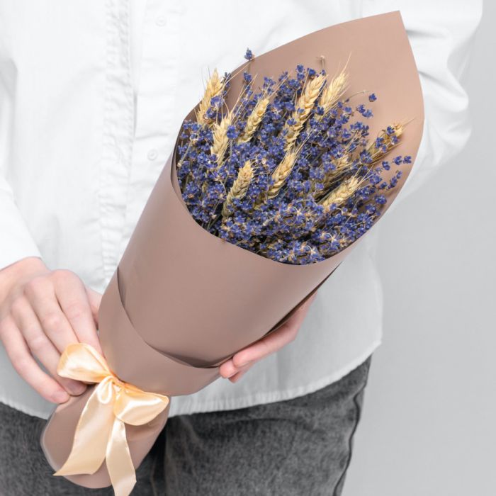 Bouquet ТLavender and WheatУ dried flowers