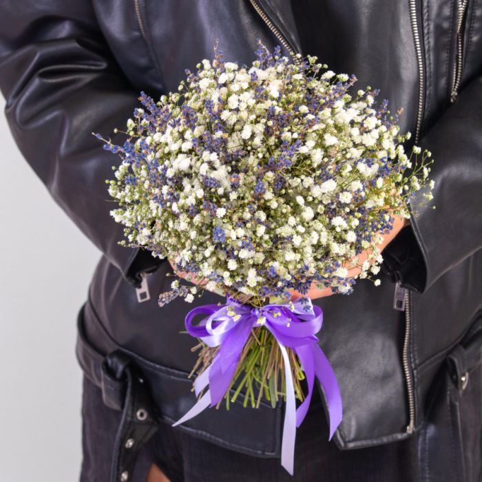 Bouquet ТMarch SnowУ dried flowers