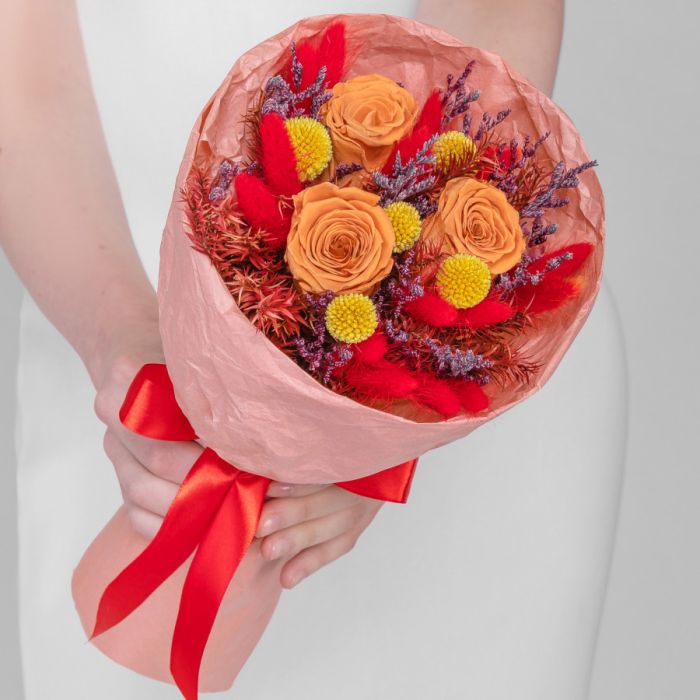 Ready Bouquet ТFireУ dried flowers