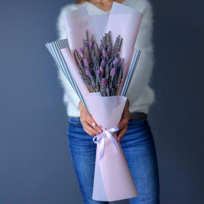 Bouquet ТPuff FieldsУ dried flowers