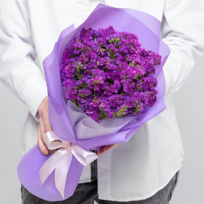 Ready Bouquet ТLilac StaticeУ dried flowers.