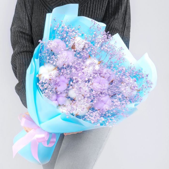 Bouquet ТLilac FrostУ dried flowers