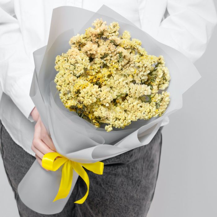 Ready Bouquet ТYellow StaticeУ dried flowers