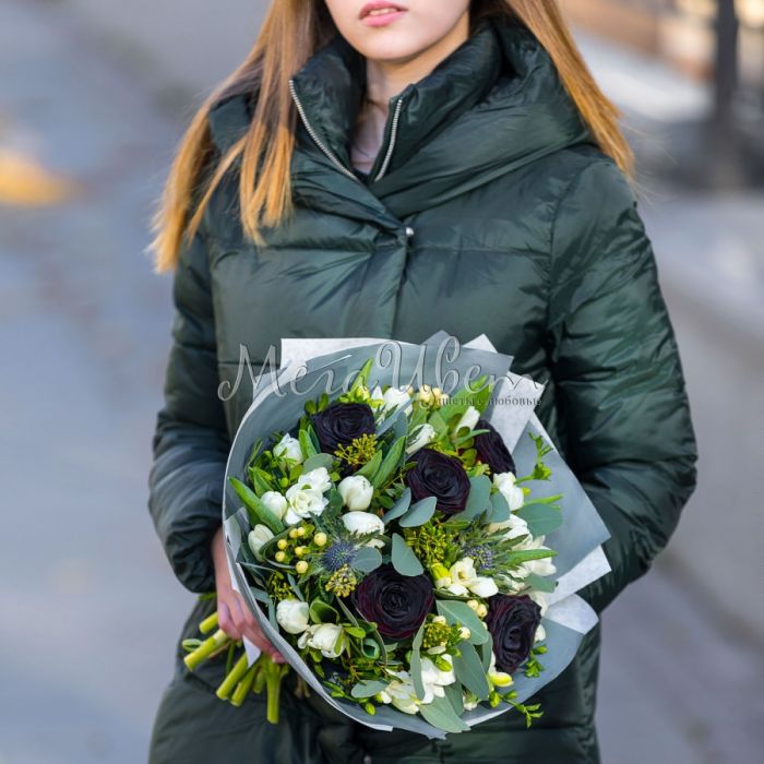 Bouquet ТBlackУ dried flowers