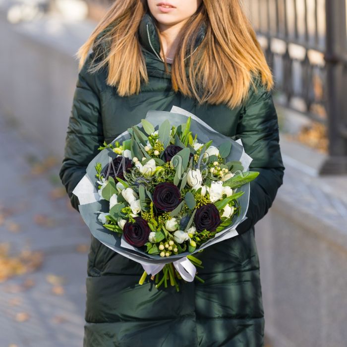 Bouquet ТBlackУ dried flowers