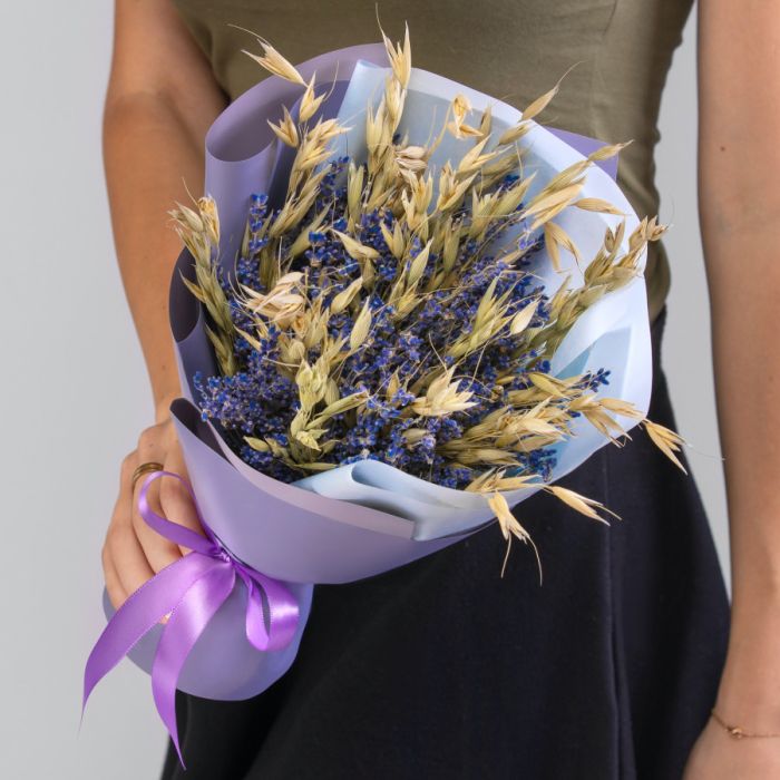 Bouquet ТLavender and OatsУ dried flowers