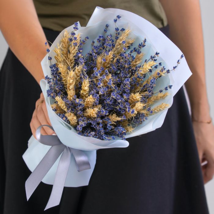 Bouquet ТLavender and WheatУ dried flowers