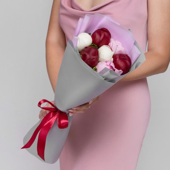 Bouquet of flowers Т7 Peonies MixУ